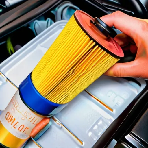 Замена фильтра-патрона масляного стакана двигателя.