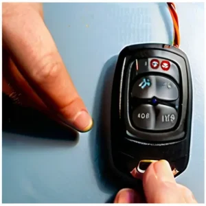 Ремонт брелока автосигнализации: замена кнопок и дисплея.