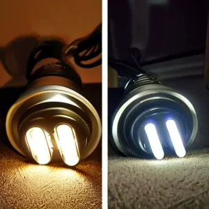 Замена ламп ближнего света на светодиодные LED.