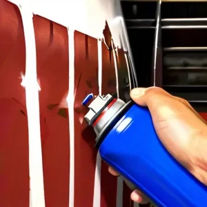 Покраска структурного пластика авто из баллончика.