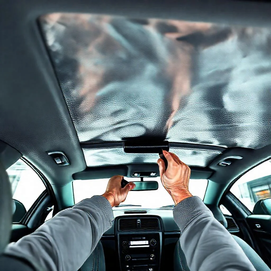 Как правильно наклеить виброизоляцию на крышу автомобиля